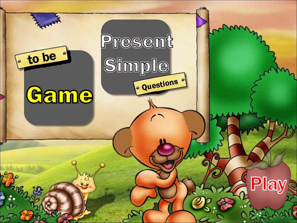Game Present Simple Play to be Questions